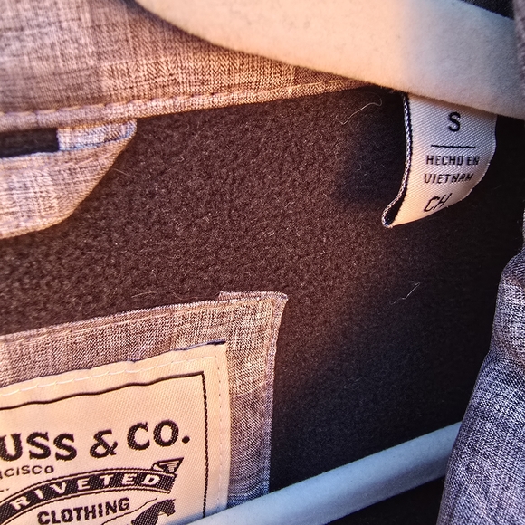 Levi's Black and Gray Checkered Men's Jacket - Picture 6 of 6